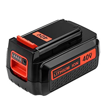 Dosctt 40 Volt Max 2500mAh LBX2040 Replace for Black and Decker 40V Lithium Battery LBXR36 LBXR2036 LST540 LCS1240 LBX1540 LST136W Series Cordless Power Tool