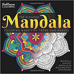 The Elevated Mandala Coloring Book For Teens and Adults: Stress Relieving and Relaxing Coloring Pages for Zen Meditation | Both White and Black ... Coloring Therapy (Mandala Coloring Books)