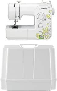 Brother SM1704 17-Stitch Free Arm Sewing Machine and 5300A Hardcase for Carrying and Storage