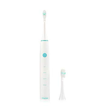 SKYMEE Electric Toothbrush -Sonic Waterproof Toothbrush with 2Min Smart Timer and 2 Replacement Heads,for Travel and Home (MC5100, White)