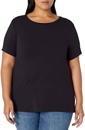 Amazon Essentials Women's Plus Size Short-Sleeve Crewneck T-Shirt