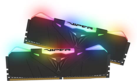 Patriot Viper RGB Series 32GB (2 x 16GB) 3200MHz kit w/Black heatshield