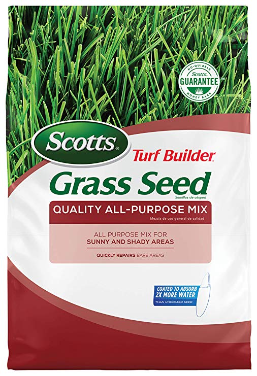 Scotts Turf Builder Grass Seed - Quality All-Purpose Mix, 20-Pound (Not for sale in Louisiana)