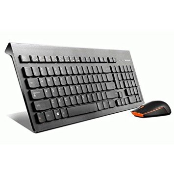 Lenovo 500 Wireless Combo Keyboard & Mouse, Black (GX30H55793)