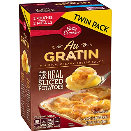 Betty Crocker Potatoes Twin Pack, Au Gratin, 8.8 Ounce