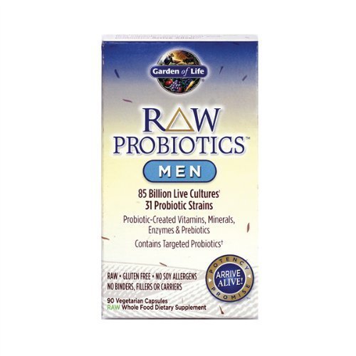 Garden of Life RAW Probiotics Men, 180 Capsules