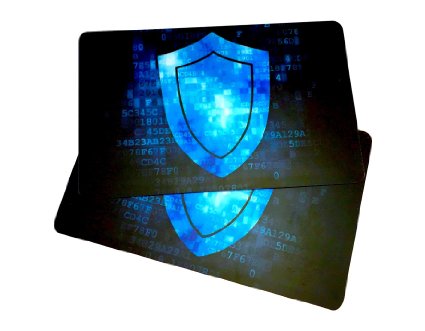 2 RFID Blocking Cards by RMS - Protects Your Personal Info When You Travel. E-books on Identity Theft and Id Repair. Tested and Approved