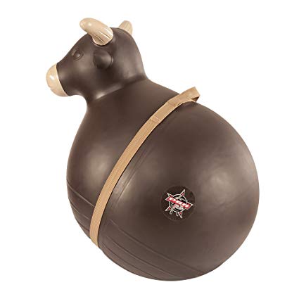 Big Country Toys PBR Bouncy Bull - Kids Hopper Toys - Inflatable Riding Ball with Handle - Bucking Bull Hopper Toy