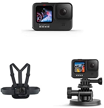 HERO9 Black Automotive Bundle with Performance Chest Mount   Suction Cup Mount