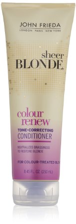 John Frieda Sheer Blonde Colour Renew Tone-Correcting Conditioner, 8.45 Ounces  (Pack of 2)