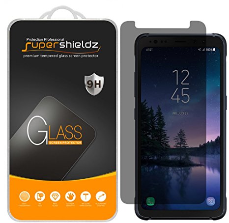 Supershieldz for Samsung "Galaxy S8 Active" (Not Fit For Galaxy S8 / S8 Plus Model) Privacy (Anti-Spy) Tempered Glass Screen Protector, Anti-Scratch, Anti-Fingerprint, Lifetime Replacement Warranty