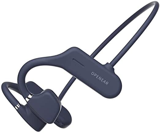 Vapeart AS4 Bone Conduction Headphones Bluetooth 5.0 Wireless IPX5 Waterproof Sport Earphones Lightweight Earbuds (Blue)