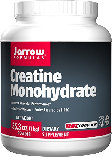 Jarrow Formulas Creatine Monohydrate Powder, Enhances Muscular Performance, 2.2 Pound