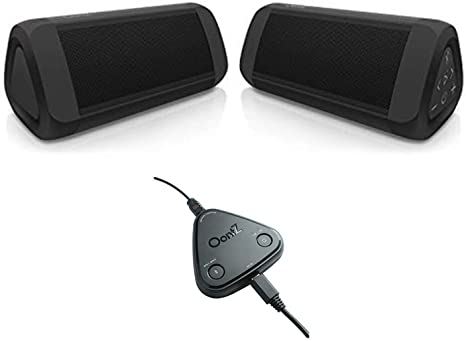 OontZ Angle 3 Ultra Bluetooth Speaker Dual Edition & OontZ Bluetooth Adapter, Low Latency Hi-Quality Sound