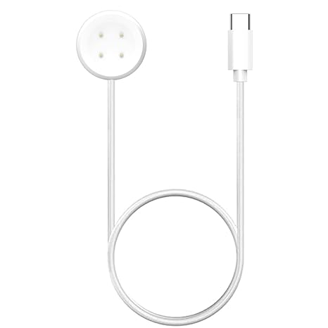 Kissmart Charger Cable for Google Pixel Watch 2, Magnetic Charging Cable Cord for Pixel Watch 2 Smartwatch (1, White)