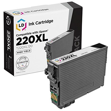 LD Products Remanufactured Ink Cartridge Replacement for Epson T220 ( Black )