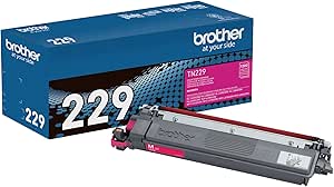 Brother Genuine TN229M Magenta Standard Yield Printer Toner Cartridge - print up to 1,200 pages(1)