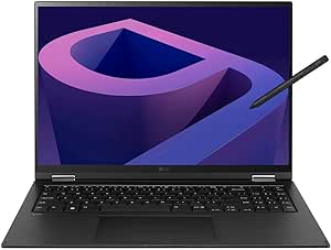 LG Gram 16 2-in-1 Laptop 2023 16" WQXGA IPS Touchscreen 12-Core Intel i7-1360P 32GB LPDDR5 8TB SSD Intel Iris Xe Graphics Thunderbolt 4 Wi-Fi 6E Backlit KB Fingerprint Win 11 Home Pen w/ONT 32GB USB