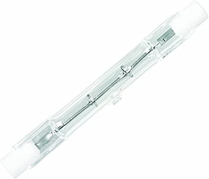 Feit Electric BPQ100T3/CL/S 100-Watt T3 Double-Ended Linear Halogen Bulb with RSC Base, Clear
