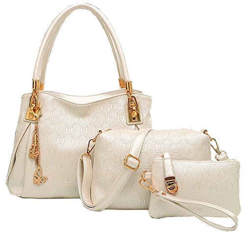 BG® Women Butterfly Pendant 3 Pieces Shoulder Handbags
