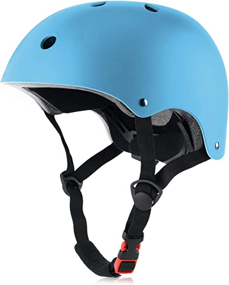 Skateboard Bike Helmet, Lightweight Adjustable, Multi-Sport for Bicycle Skate Scooter, 3 Sizes for Adult Youth & Kids