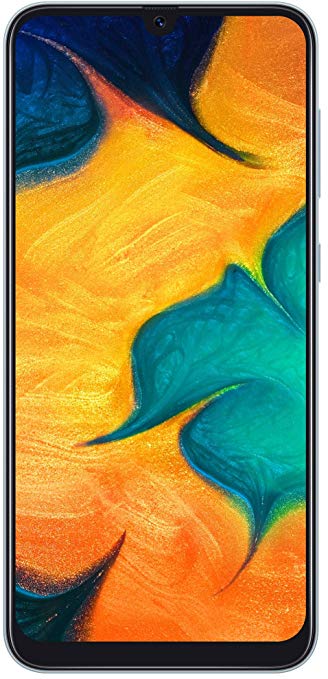 Samsung Galaxy A30 (White, 4GB RAM, 64GB Storage)