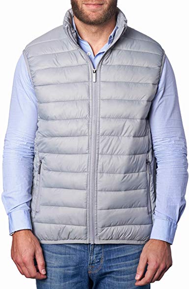 alpine swiss Clark Mens Lightweight Down Alternative Vest Jacket