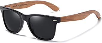 DUCO New Release Polarized Driving Eyewear Handmade Wooden Sunglasses for Men and Women 2141