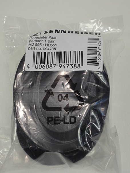 Genuine Replacement Ear pads Cushions for SENNHEISER HD555 HD595 HD558 HD518 Headphones