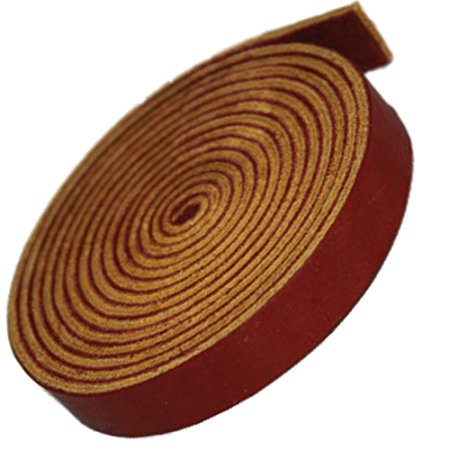 TOFL Leather Strap Burgundy 1/2 Inch Wide and 72 Inches Long.