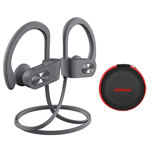 Mpow Running Headphones Wireless Bluetooth IPX7 Waterproof Up to 9 Hrs Playtime Mic Sports Gym