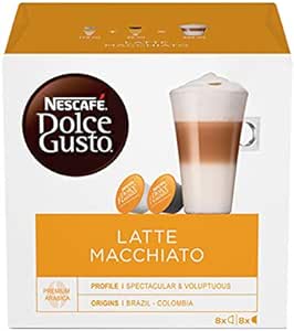 Nescaf? Dolce Gusto Latte Macchiato (16 Capsules) 8 Servings by GroceryLand