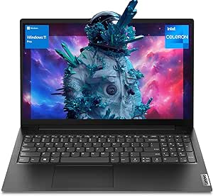 Lenovo V15 Gen 2 15.6" FHD Portable Everyday Laptop, Intel Dual Core Processor, 16GB RAM, 512GB SSD, HDMI, Wi-Fi, Webcam, Windows 11 Pro, Black