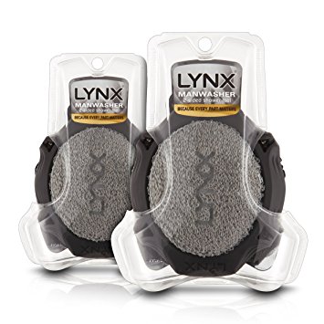 Lynx Manwasher Shower Tool - Pack of 2