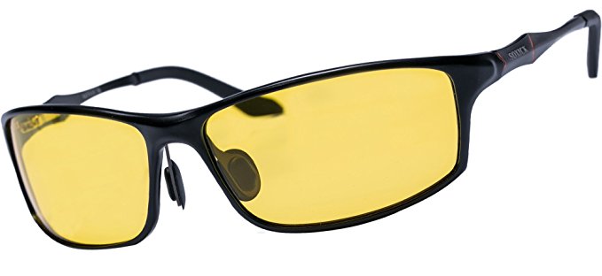 Soxick HD Night Driving Glasses Polarized Anti-glare Night Vision Sunglasses