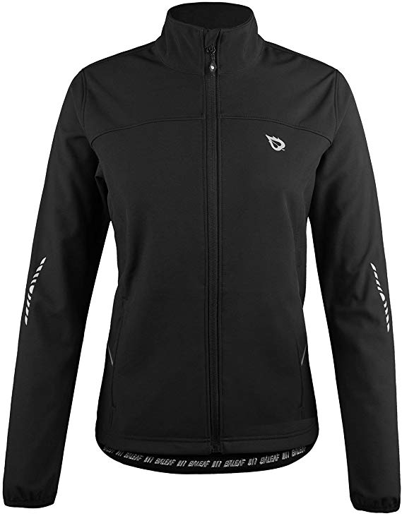 BALEAF Women's Windproof Thermal Softshell Cycling Winter Jacket