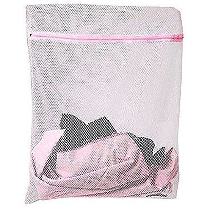 Laundry Washing Mesh Bag Underwear Bras Socks Washing Machine Nylon Zippered Net Bag