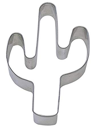 R&M Cactus 6" Cookie Cutter in Durable, Economical, Tinplated Steel