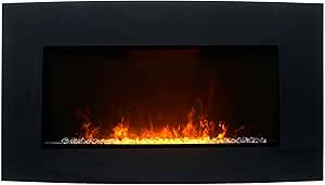 Paramount Stirling Curved Fireplace, 36IN