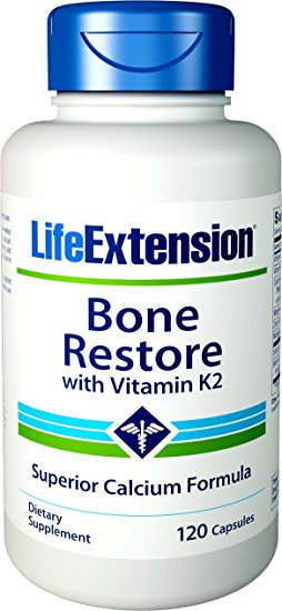 Life Extension, Bone Restore, With Vitamin K2, 120 Capsules