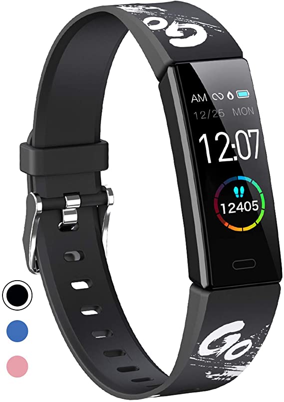Mgaolo Slim Fitness Tracker, IP68 Waterproof Activity Tracker with Blood Pressure Heart Rate Sleep Monitor,11 Sport Modes Health Fit Smart Watch with Pedometer Alarm Clock,Step Counter,Great Gift