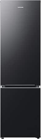 Samsung Series 8 SpaceMax Combi Fridge Freezer, Featuring Spacemax, AI Energy Mode and Twin Cooling, Black, Model: RB38C607AB1