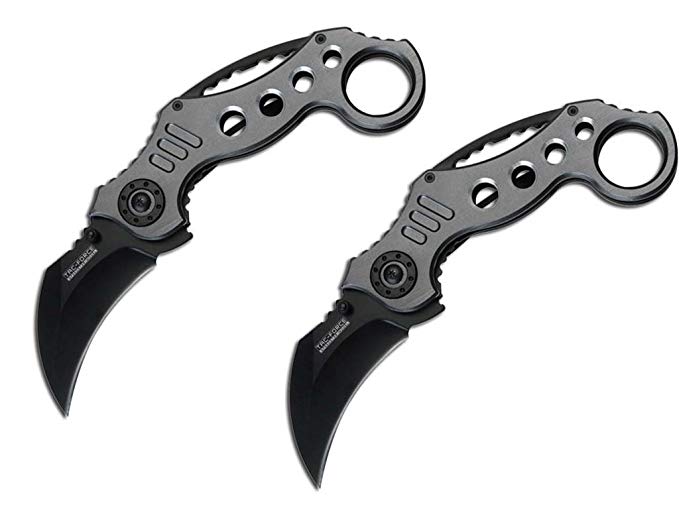 TAC Force 2 Pack Assisted Opening Tactical Folding Knife (2 Knives)