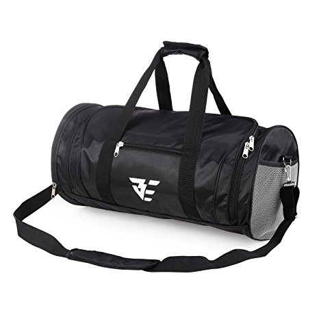 XMBEDERT Gym Duffle Sports Overnight Bag with Shoes Compartment For Travel Yoga