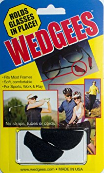 Wedgees Eyeglass Retainers and Eyewear Holders (4 1)Pack Black
