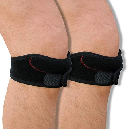 2 X Magnetic Therapy Patella Knee Straps by NeoPhysio - Each Strap Contains 8 Magnets