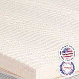 100 Latex Mattress Topper - No Fillers - Reversible with 2 Firmnesses Full
