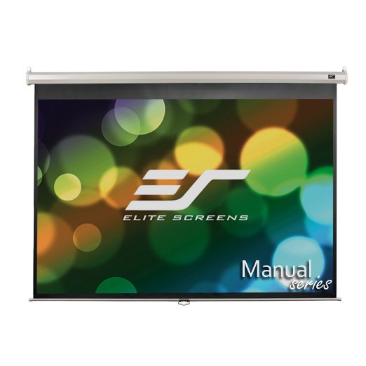 Elite Screens Manual, 135-inch 4:3, Pull Down Projection Manual Projector Screen with Auto Lock, M135XWV2