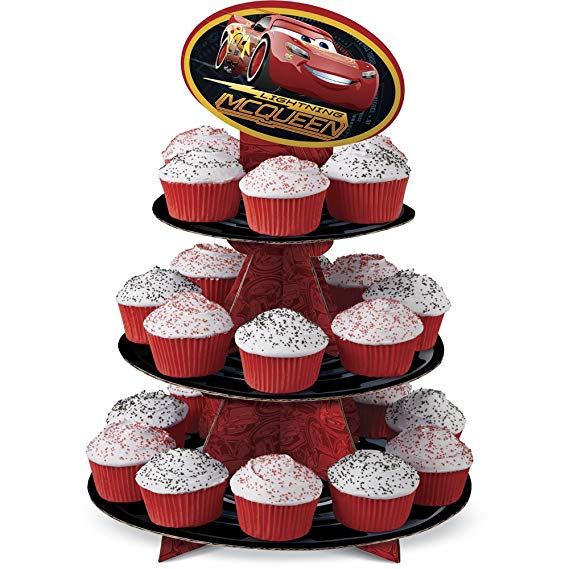 Wilton 1512-7110 Disney Pixar Cars 3 Cupcake Stand, Assorted