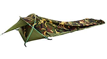 GEERTOP Ultralight 1-Person Waterproof Personal Bivy Tent - Fast Easy Setup - Only 2 Pounds 2 Ounces